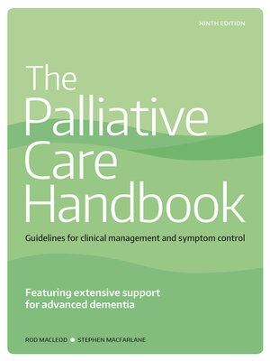 cover image of The Palliative Care Handbook